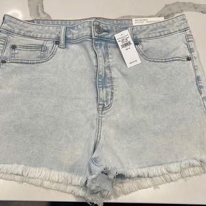 American Eagle super high rise shorts